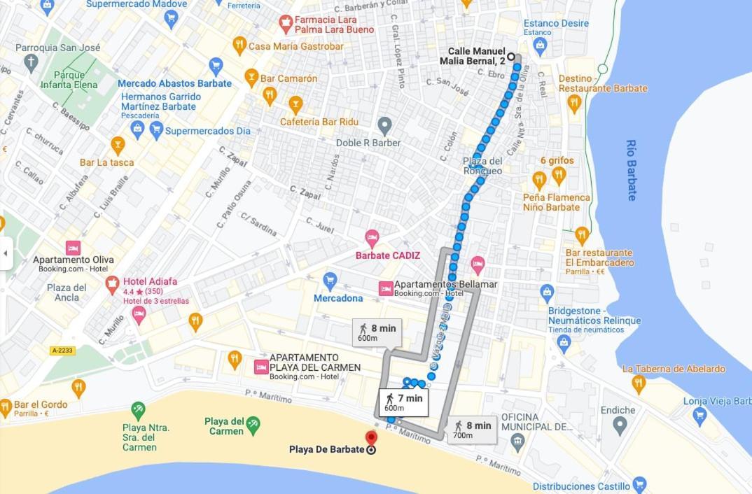 Апартаменты Casa Poniente | Acogedora Casa En Casco Historico Барбате Экстерьер фото